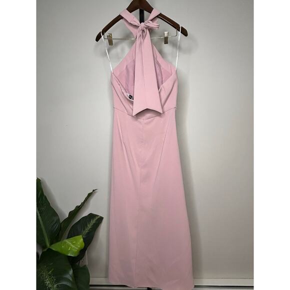 Elliatt Sinatra Dress in Blush- Size Small (4-6) halter neck, romantic - Picture 8 of 8